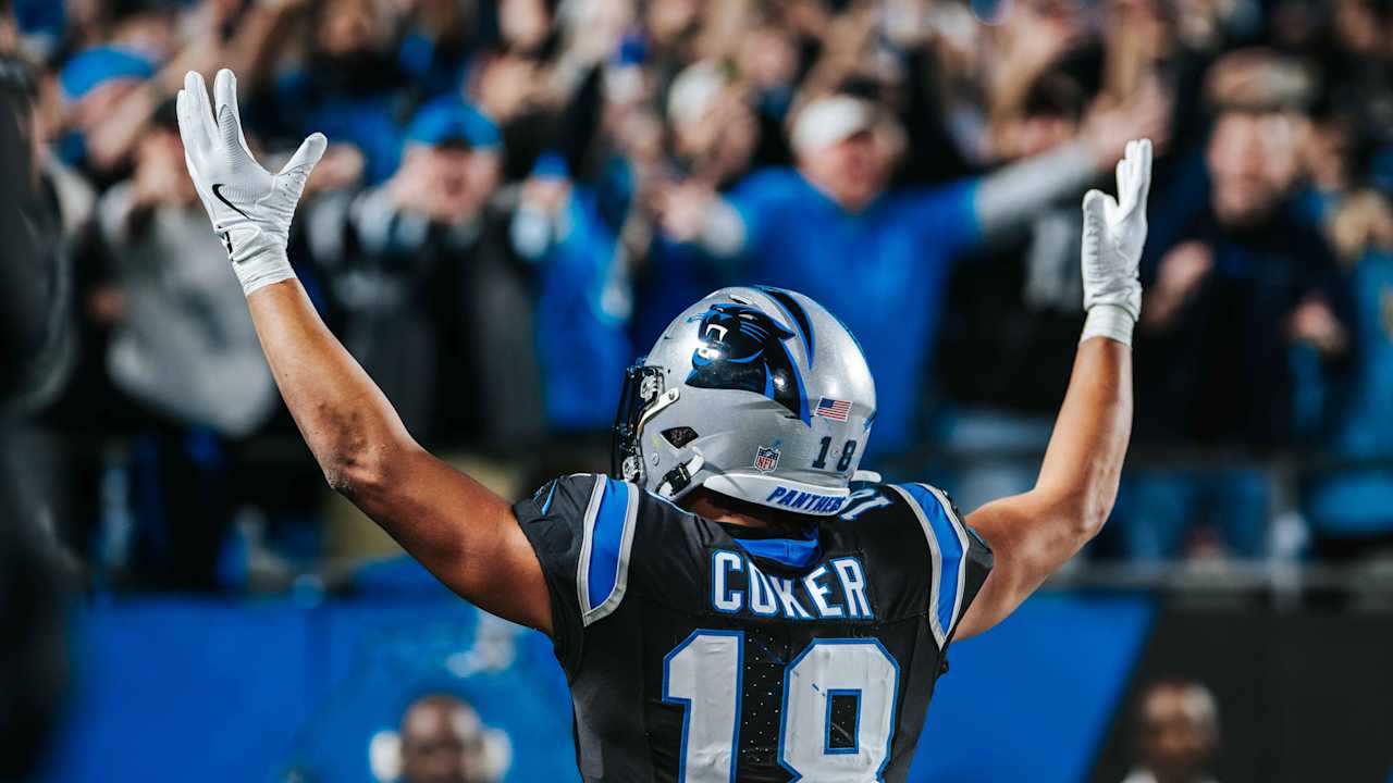 According to Reports: Panthers agree to three-year extension with receiver Jalen Coker